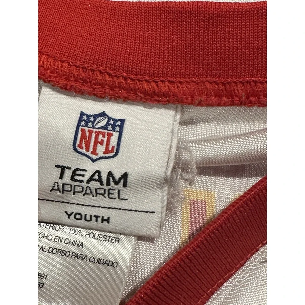 Team Apparel Kansas City Chiefs Youth 2XL XXL McCluster #22 Football Jersey NFL - Picture 6 of 7